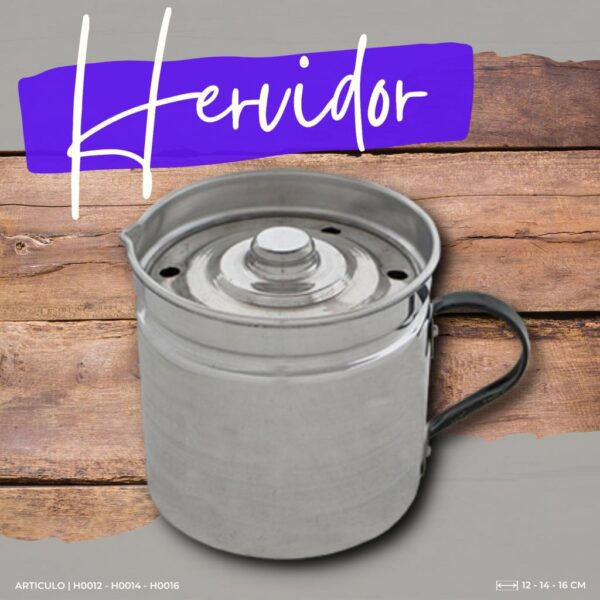 Jarro hervidor con tapa N 12 Y 14